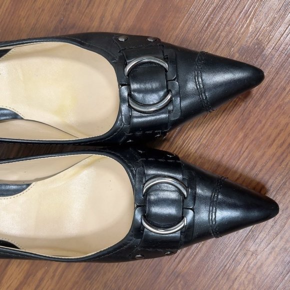 Cole Haan Black Pointed Heels - Picture 4 of 14